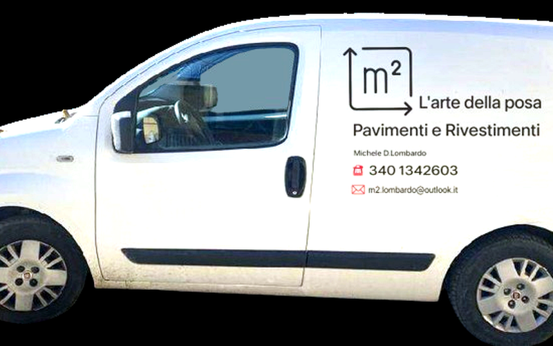 Scritte adesive per furgoni - esempio 3